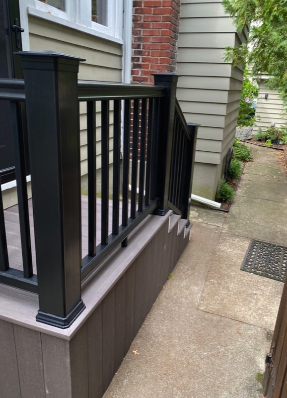 Steps and Railing After
